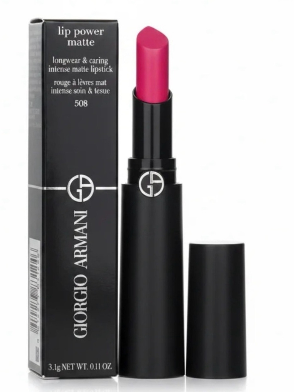 Eccentric, Giorgio Armani Lip Power Matte Longwear & Caring Intense Matte L